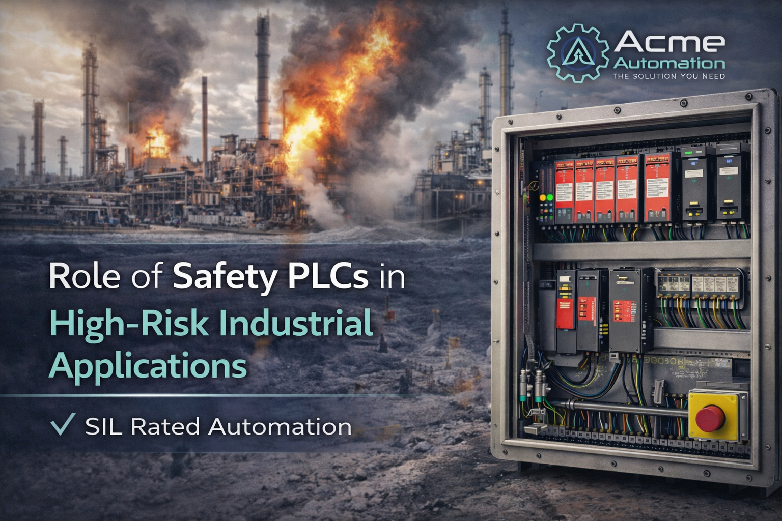 Role of Safety PLCs in High-Risk Industrial Applications