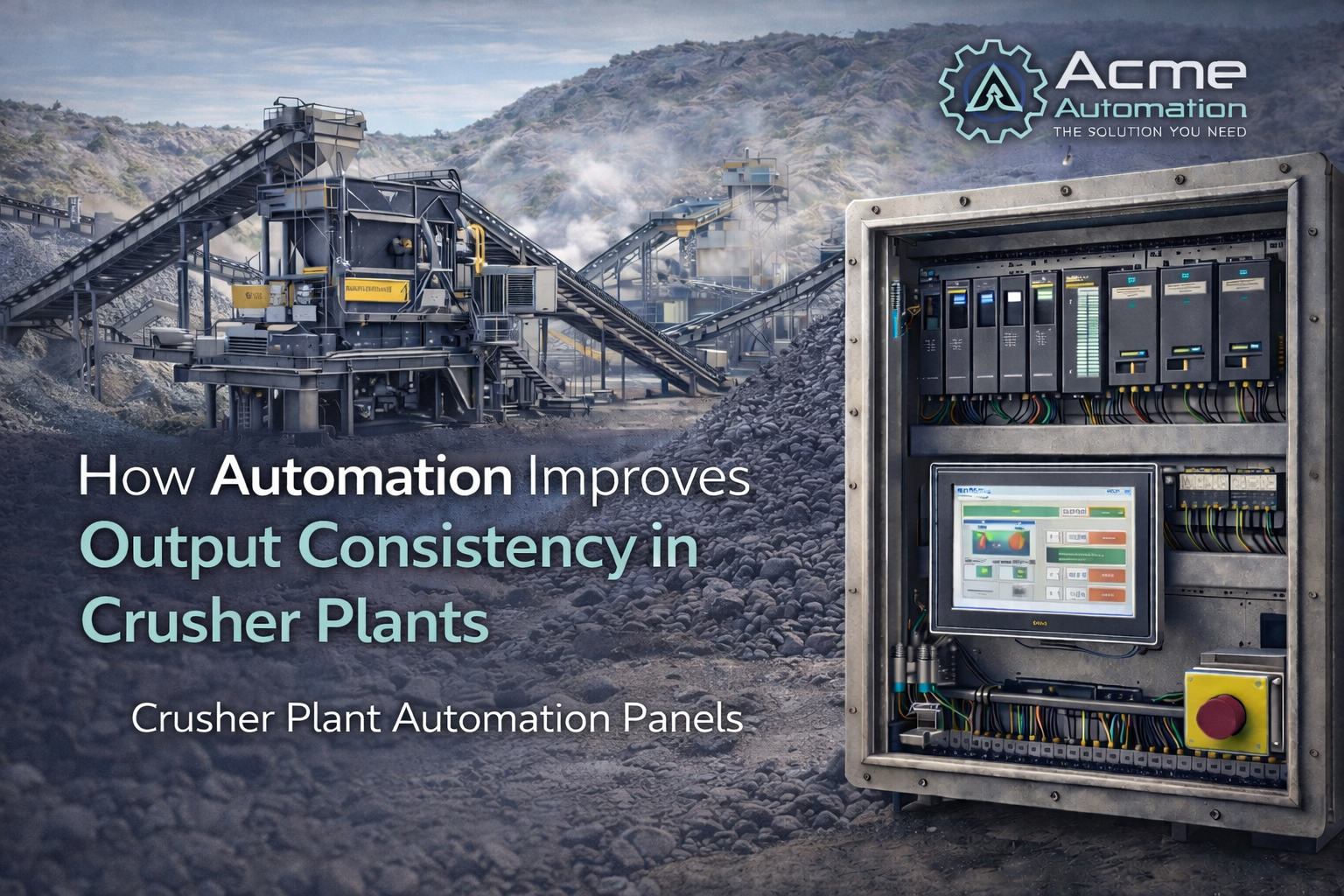 How Automation Improves Output Consistency in Crusher Plants