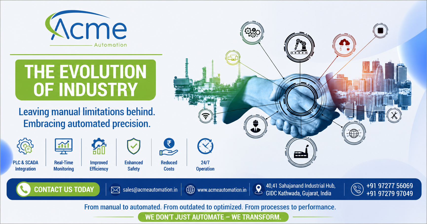 Transformation of Industries from Manual to Automation: The Evolution of Industry
