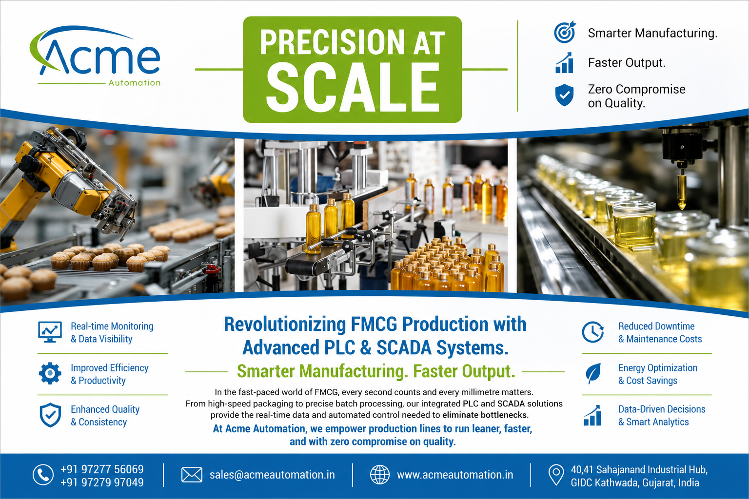 PLC & SCADA in FMCG: Precision at Scale
